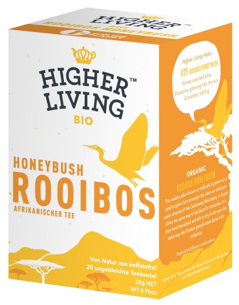 Higher Living - Honeybush Rooibos, 28g (20 Teebeutel)