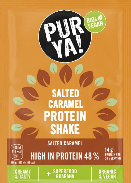 PURYA! Protein Shake Mini - Salted Caramel Guarana, 30g
