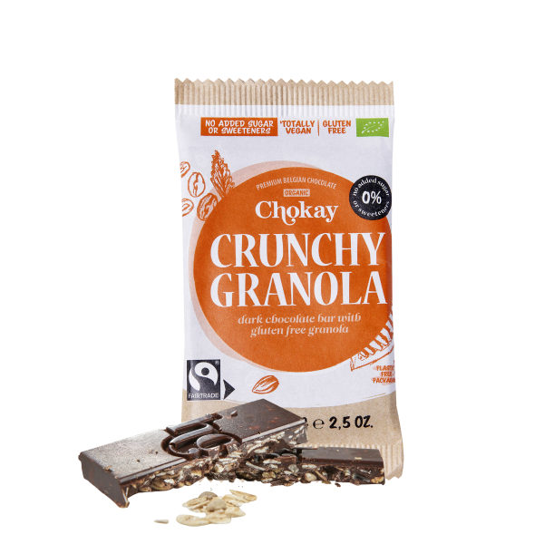 Chokay - Bar - Crunchy Granola FairTrade, 70g