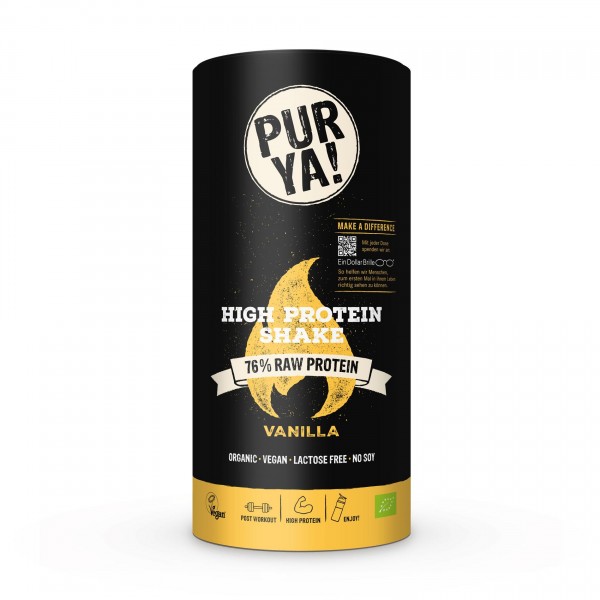 PURYA! Vegan High-Protein Shake - Vanilla, 550g