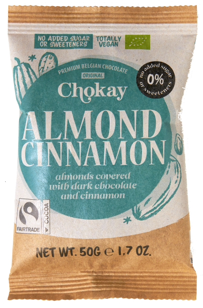 Chokay - Bites - Almond Cinnamon FairTrade, 40g