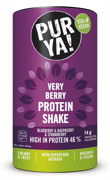 PURYA! Protein Shake - Very Berry Acerola, 480g
