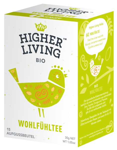 Higher Living - Wohlfühltee, 30g (15 Teebeutel)